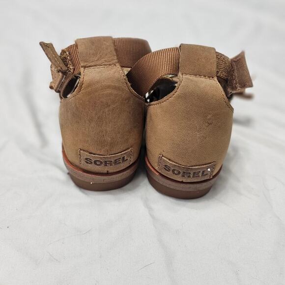 Sorel Torpeda Carly Women's Leather Gladiator Sandals Size 9 - Picture 3 of 5